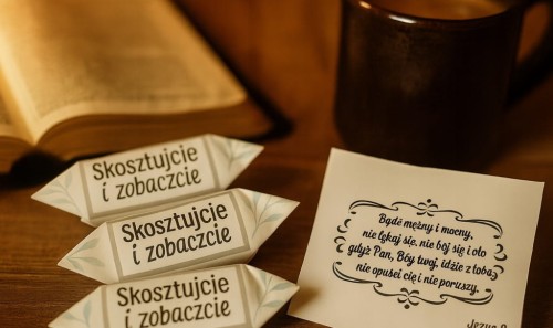 krówki - cytaty z Pisma Świętego, cytat z Biblii 500g